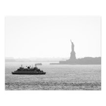Port de New York City - statue de la liberté Invitations Personnalisées