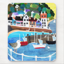 Port de pêche Mousepad Tapis De Souris
