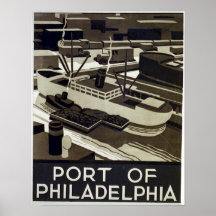 Port de Philadelphie Posters