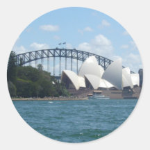 port de Sydney Adhésif Rond