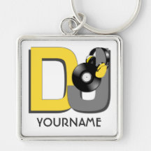Porte - clé de coutume du DJ Porte-clé