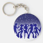 Porte - clé de danseurs de disco porte-clé