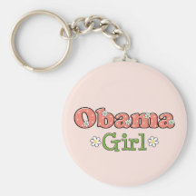 Porte - clé de fille d'Obama Porte-clef