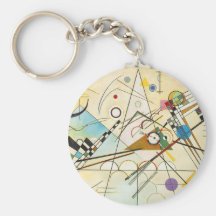 Porte - clé de la composition VIII en Kandinsky Porte-clef