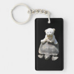 Porte - clé de tortue d'équitation d'ours porte-clef