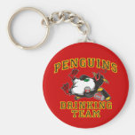 Porte - clé d'équipe de Driking de pingouins Porte-clés