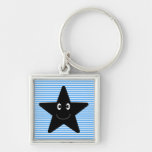 Porte - clé heureux d'étoile porte-clefs