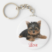 Porte - clé mignon d'amour de chiot de Yorkshire T Porte-clef