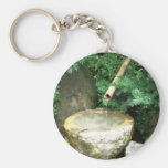 Porte - clé tranquille de fontaine de jardin porte-clef