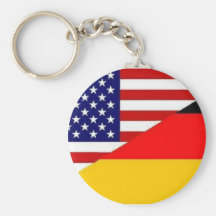 Porte-clés américain allemand d'amitié
