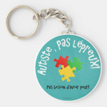 Porte-clés Autiste, lépreux de pas