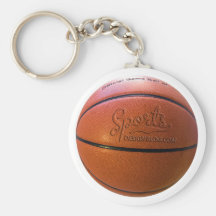 Porte-clés de basket-ball de blog de conception de