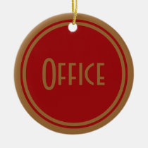 Porte de bureau d'art déco ornements