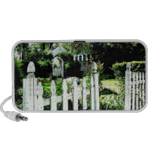 Porte de jardin haut-parleurs iPhone
