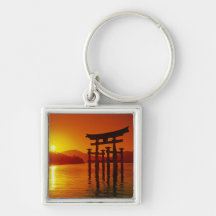 Porte d'O-Torii, tombeau d'Itsukushima, Miyajima, Porte-clé