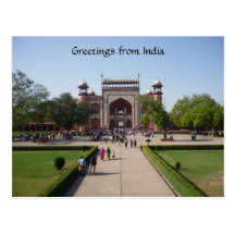 porte du Taj Mahal Cartes Postales
