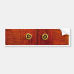 Porte en bois autocollant pour voiture