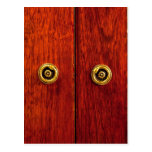Porte en bois cartes postales
