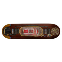 Porte - hiver - minou de Noël Skateboards