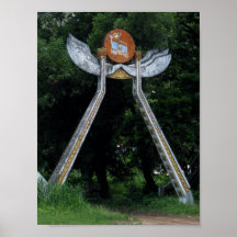 Porte laotienne affiches