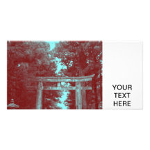 Porte menant au temple photocarte