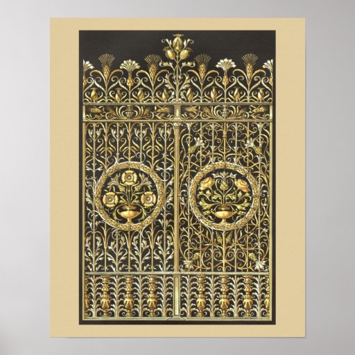 Porte royale d'or posters