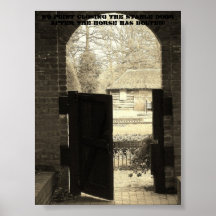 Porte stable affiches