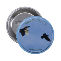 "PORTÉE bouton POUR CIEL" Badge