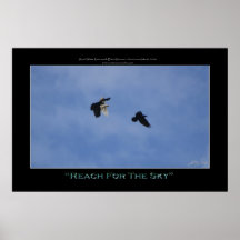 "PORTÉE copie ou affiche de photo POUR CIEL"