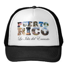 Porto Rico La Isla Del Encanto Montage Casquette De Camionneur