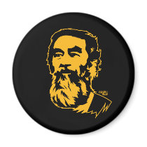 Portrait barbu de Saddam Hussein magnets
