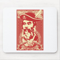 Portrait barbu Mousepad de Saddam Hussein tapis de souris