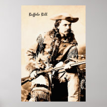 Portrait Buffalo Bill Cody Posters