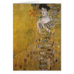 Portrait d'Adele Bloch-Bauer par Gustav Klimt Cartes De Vœux