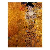 Portrait d'Adele Bloch-Bauer par Gustav Klimt Carte Postale