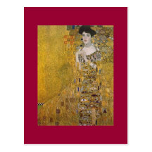 Portrait d'Adele Bloch-Bauer par Gustav Klimt Carte Postale