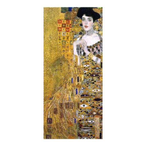 Portrait d'Adele Bloch-Bauer par Gustav Klimt Carte Double Customisable