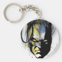 Portrait d'aerographe de Batman Porte-clé