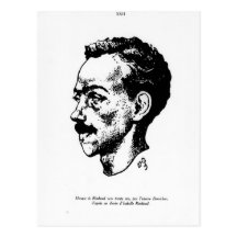 Portrait d'Arthur Rimbaud Carte Postale