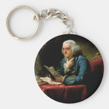 Portrait de Benjamin Franklin Porte-clés