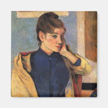 Portrait de bernard de Madeline - Paul Gauguin Magnets Pour Réfrigérateur