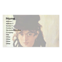Portrait de Berthe Morisot Carte De Visite