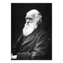 Portrait de Charles Darwin Invitations Personnalisées
