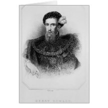 Portrait de comte de Henry Howard de Surrey Carte De Vœux