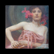 Portrait de ~ d'Alphonse Mucha magnets