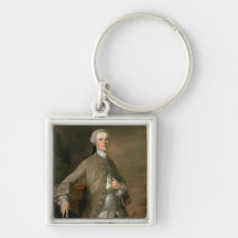 Portrait de David Garrick (1717-79), 1742 (huile d Porte-clefs