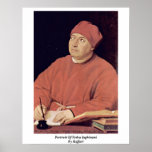 Portrait de Fedra Inghirami par Raffael Affiche