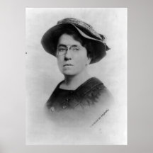 Portrait de féministe d'anarchiste d'Emma Goldman Affiches