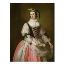 Portrait de Frances Macartney, c.1745 Carte Postale