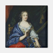 Portrait de Francoise-Louise de la Baume le Blanc Aimants Pour Réfrigérateur